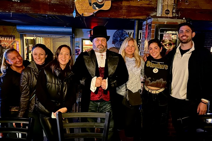 a group of people posing for a photo